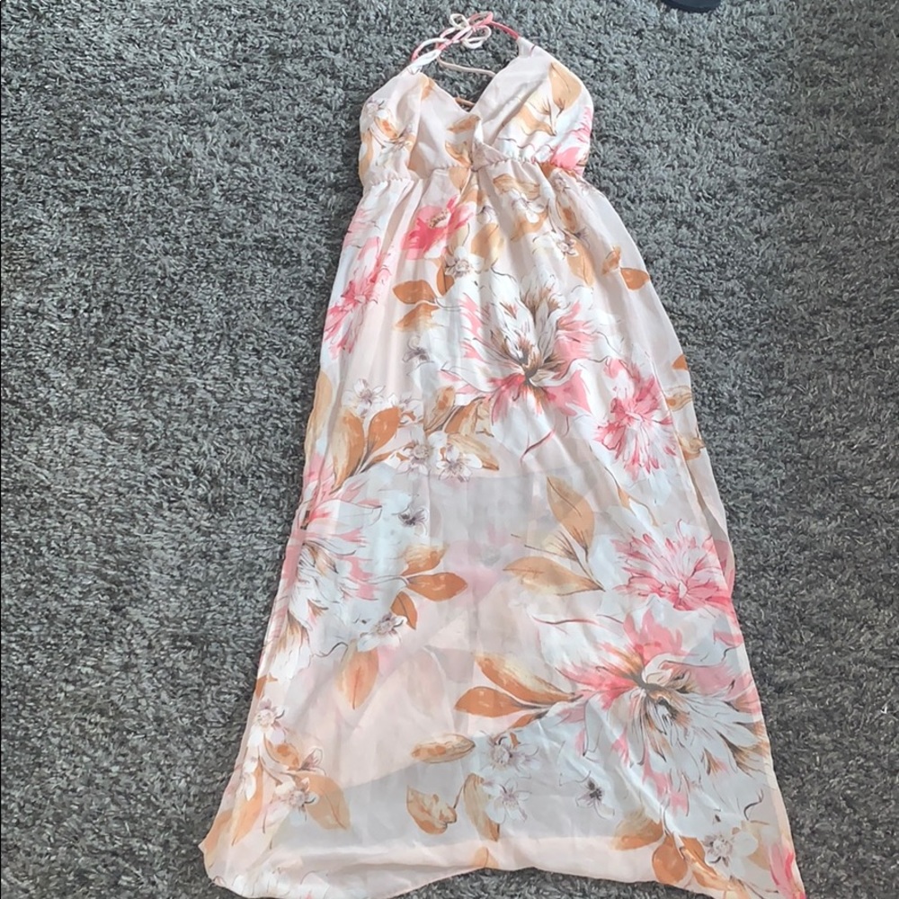 NWT! Charlotte Russe Halter Top Maxi Dress